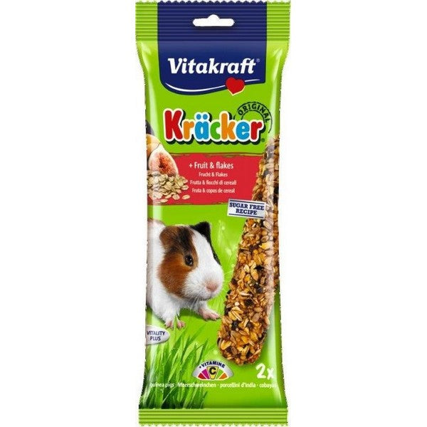 Vitakraft Kracker Fruit Flakes Guinea Pig (2Pk)