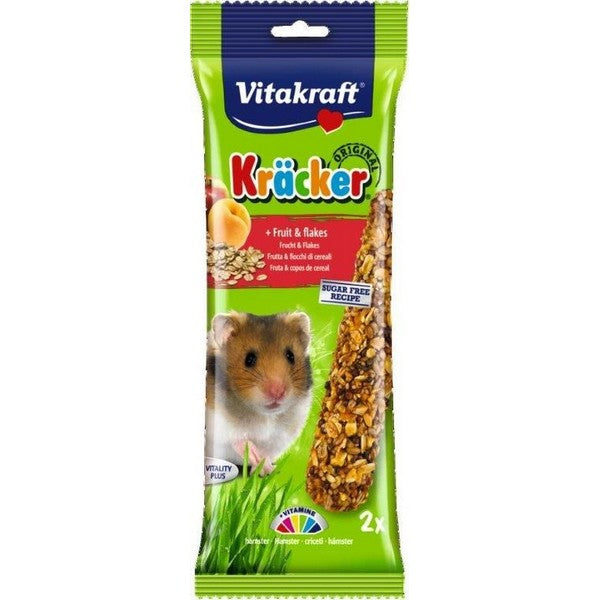 Vitakraft Kracker Fruit Flakes Hamster (2Pk)