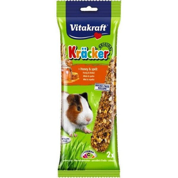 Vitakraft Kracker Honey Spelt Guinea Pig (2Pk)