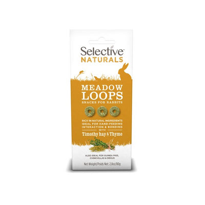 Selective Naturals Meadow Loops for Rabbits with Timothy Hay