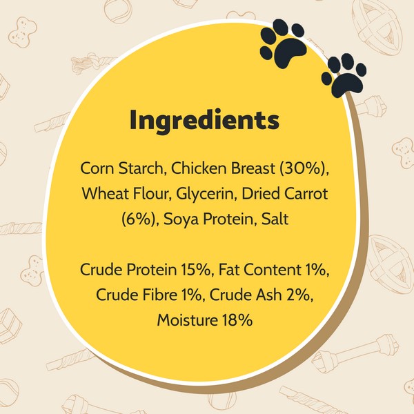 Good Boy Pawsley & Co Chicken & Carrot Mega Stick 100g