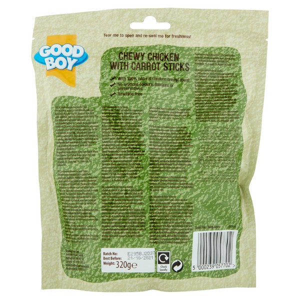 Good Boy Pawsley & Co Chicken & Carrot sticks 320g