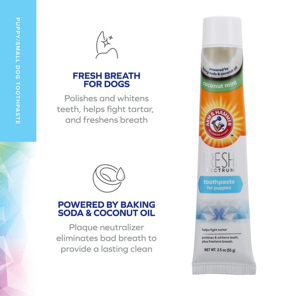 Arm and Hammer Fresh Coconut Mint Toothpaste Puppy