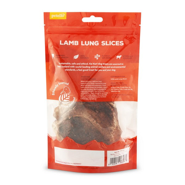 Kai Kuri Air-Dried Lamb Lung Slice Dog Treat 40g