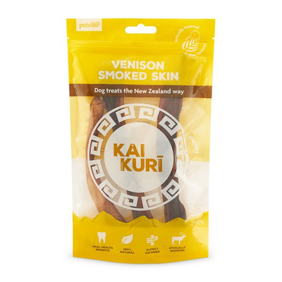 Kai Kuri Air-Dried Smoked Venison Shank Skin Dog Treat 50g