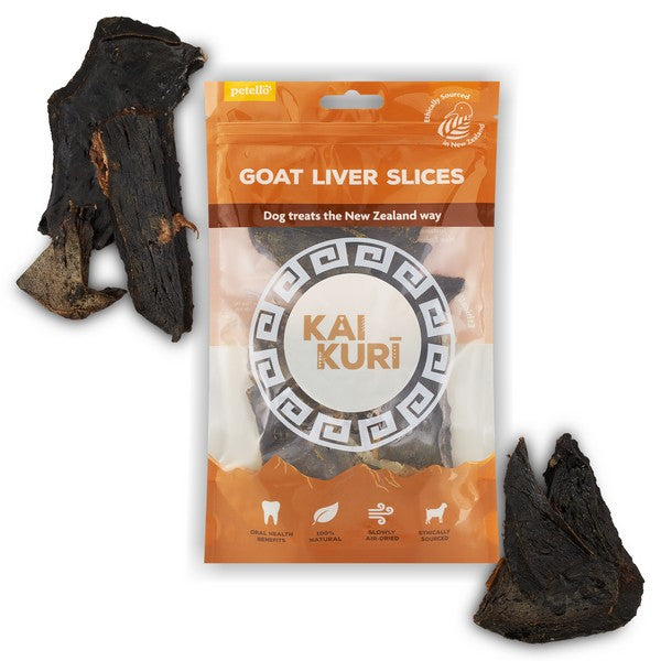 Kai Kuri Air-Dried Goat Liver Slice Dog Treat 100g