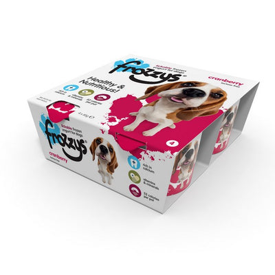 Frozzys Cranberry Frozen Yogurt for Dogs 4 x 85g