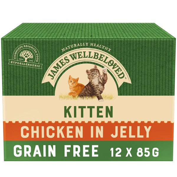 Wellbeloved Cat Chicken GF Kitten Pouch 12 x 85g