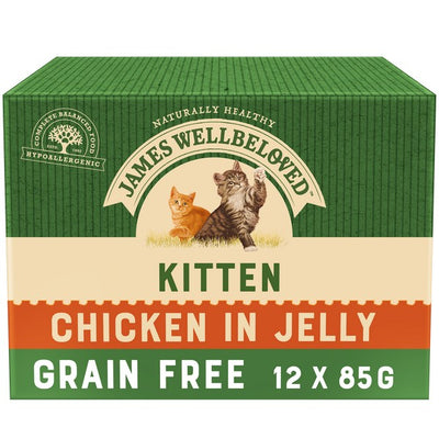 Wellbeloved Cat Chicken GF Kitten Pouch 12 x 85g