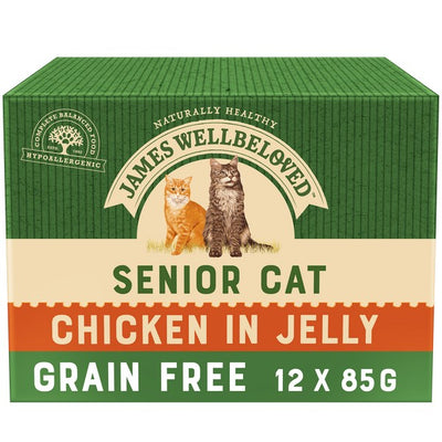 Wellbeloved Cat Chicken GF Senior Pouch 12 x 85g