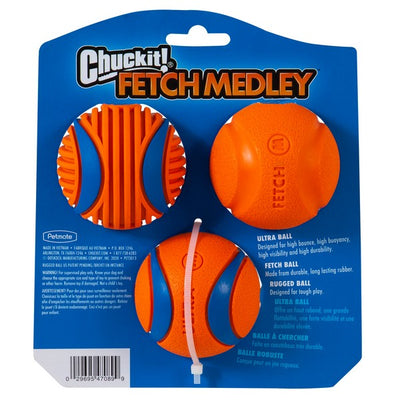 Chuckit! Fetch Medley Gen 3 Medium - 3 Pack