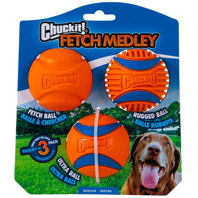 Chuckit! Fetch Medley Gen 3 Medium - 3 Pack