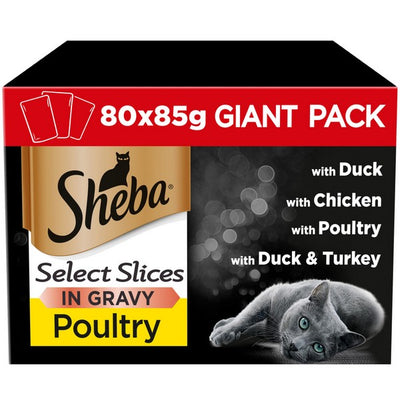 Sheba Select Slices Collection In Gravy (80Pk) 85g