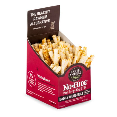 Earth Animal No-Hide Beef STIX- 90 pk (DCSE 90)