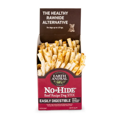 Earth Animal No-Hide Beef STIX- 90 pk (DCSE 90)