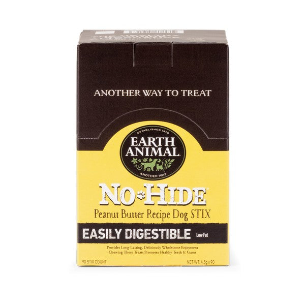 Earth Animal No-Hide Peanut Butter  STIX- 90 pk (DCSE 90)