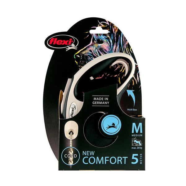 Flexi New Comfort M Cord 5m Black