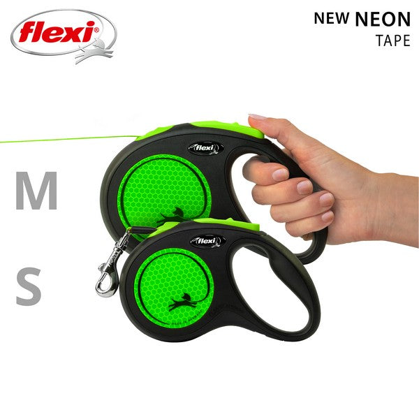 Flexi New Neon Tape Dog Lead