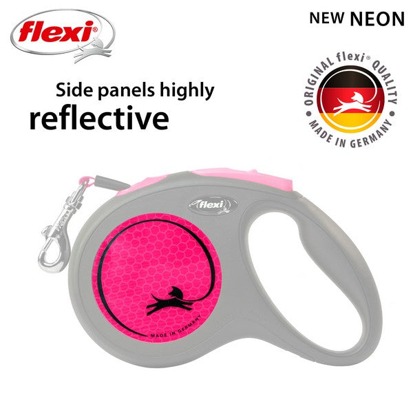 Flexi New Neon Tape Dog Lead