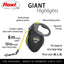 Flexi Giant M Tape 8m Yellow