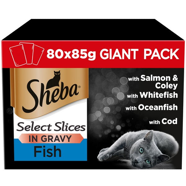 Sheba Select Slices Collection In Gravy (80Pk) 85g