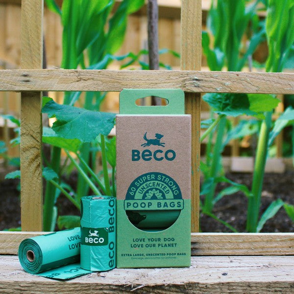 Beco Unscented Recycled Poop Bags x60 Pack