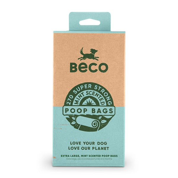 Beco Mint Scented Recycled Poop Bags x270 Pack