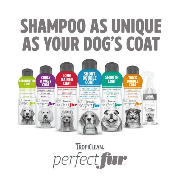 TropiClean Perfect Fur Combination Coat Shampoo for Dogs