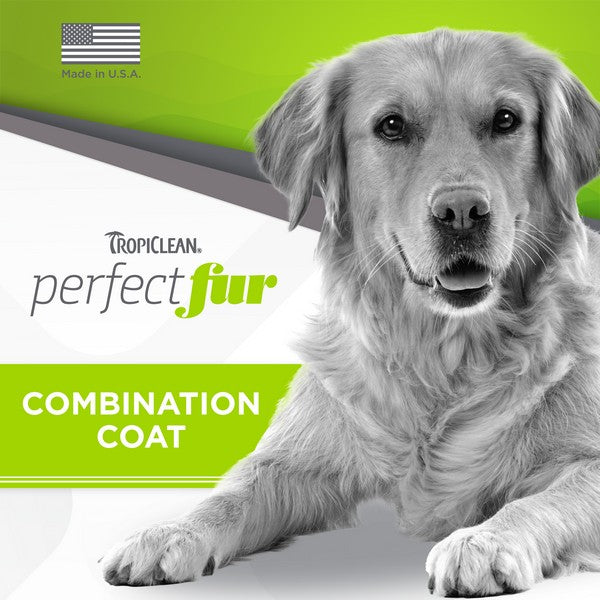 TropiClean Perfect Fur Combination Coat Shampoo for Dogs