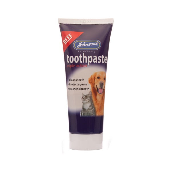 Johnsons Toothpaste 50g Tube - New Beef Flavour