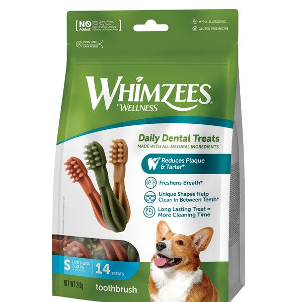 Whimzees Toothbrush Week Pack Small (14Pk)