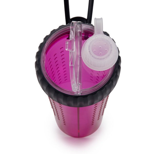 Dexas Snack-DuO with Companion Cup Fuchsia