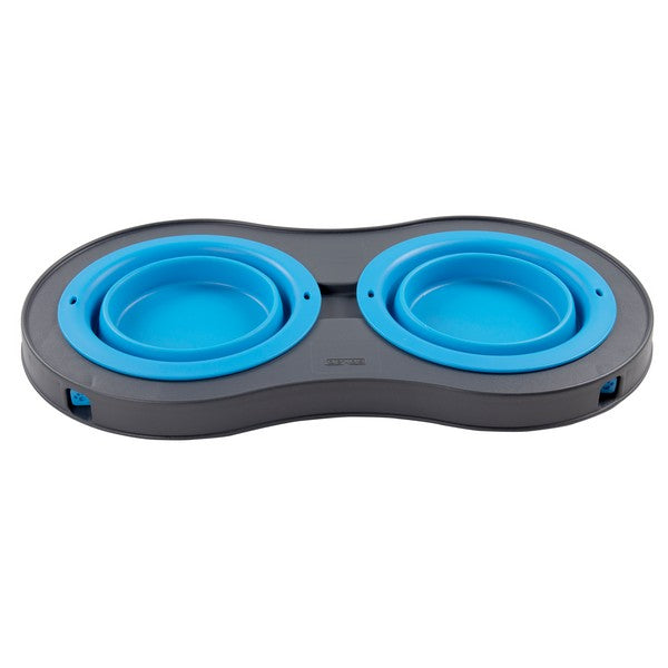 Dexas Double Elevated Feeder Large Pro Blue