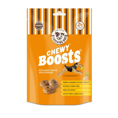 Laughing Dog Wheat Free Chewy Boosts  125g