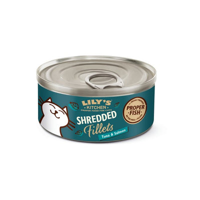 Lilys Kitchen Fillets Tuna and Salmon in Broth for Cats 70gm