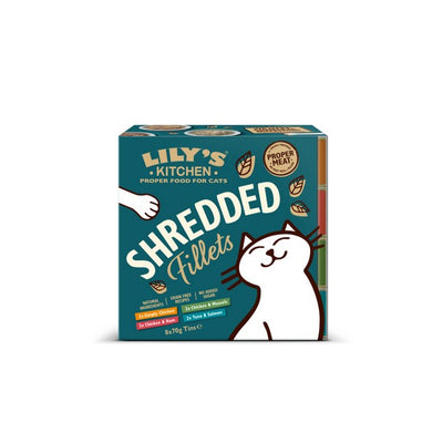 Lilys Kitchen Shredded Fillets Multipack for Cats 8x70gm