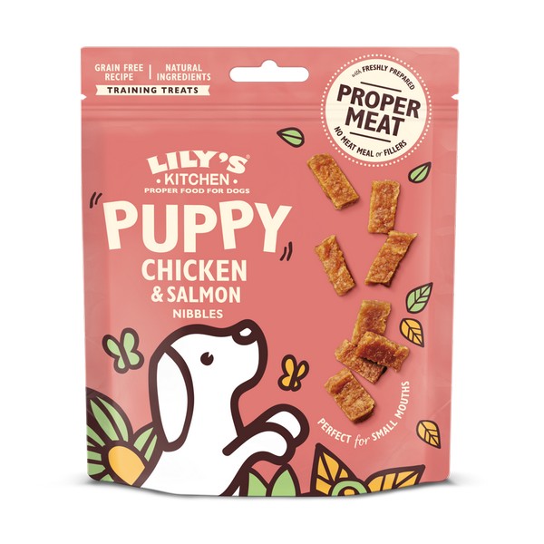 Lilys Kitchen Puppy Nibbles Chicken and Salmon  70g