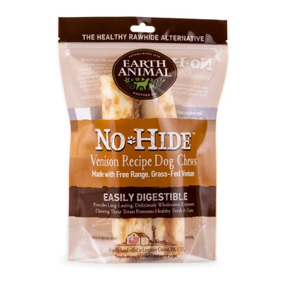 Earth Animal No Hide Venison Medium Chews 2pk 120g