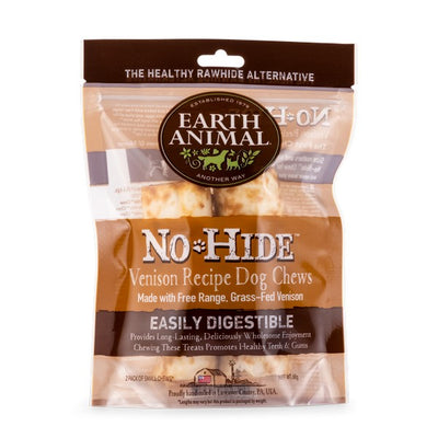 Earth Animal No Hide Venison Small Chews 2pk 68g