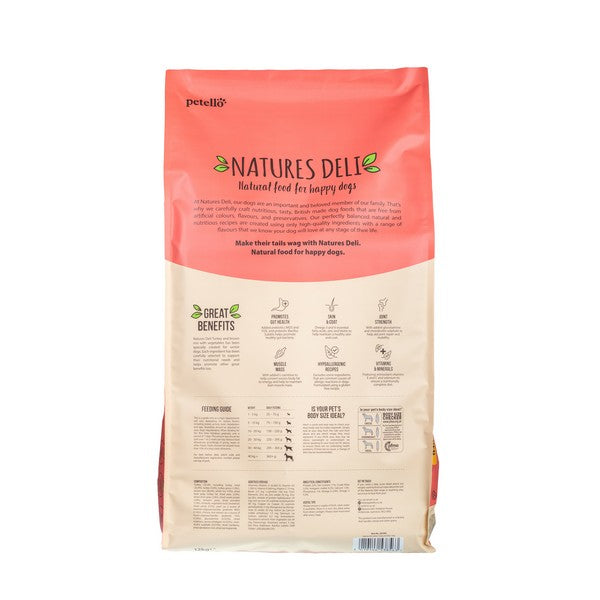 Natures Deli Senior Turkey and Rice 12kg