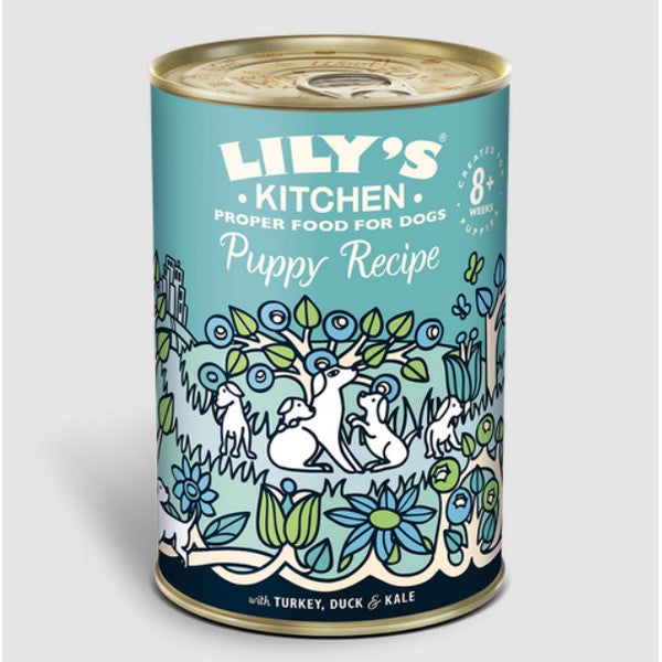 Lilys Kitchen Puppy Recipe Turkey and Duck 400g