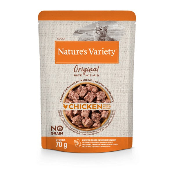 Natures Variety Original Multipack Pouches for Adult Cats 12x 70g