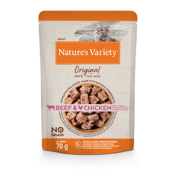 Natures Variety Original Multipack Pouches for Adult Cats 12x 70g