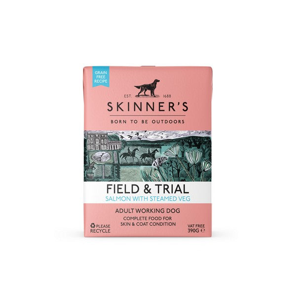 Skinners Field and Trial Salmon and Steamed Veg 390g