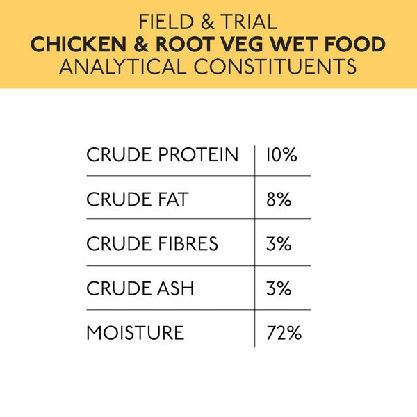 Skinners Field and Trial Chicken and Root Veg 390g