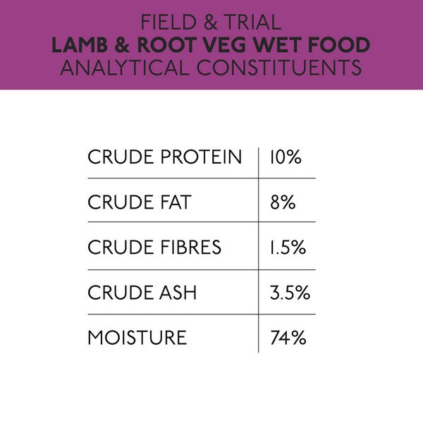 Skinners Field and Trial Lamb and Root Veg 390g