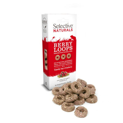 Selective Naturals Berry Loops with Timothy Hay & Cranberry 80g