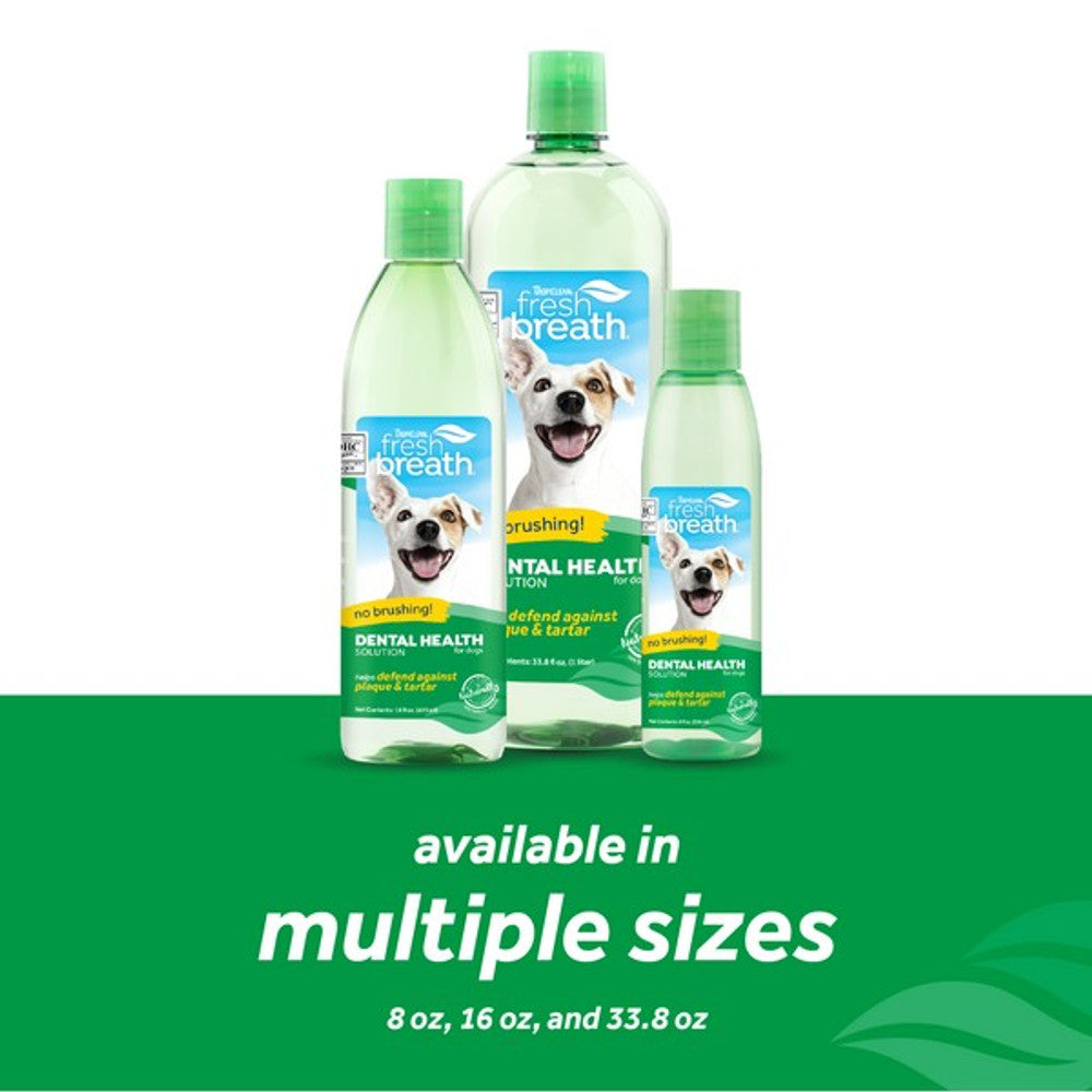 TropiClean Fresh Breath Dental Health Solution for Dogs 1L