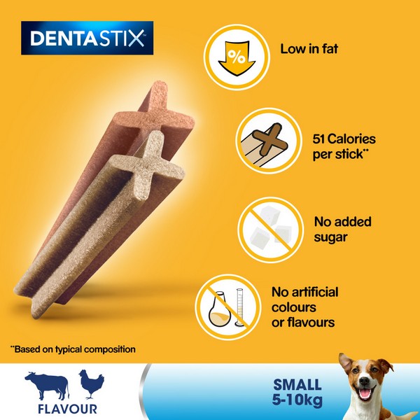 Pedigree DentaStix Daily Dental Chews Small Dog 7 Sticks