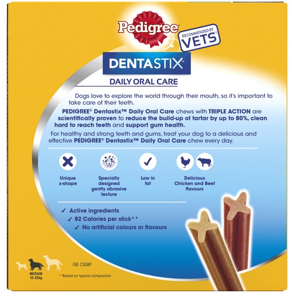 Pedigree DentaStix Daily Dental Chews Small Dog 7 Sticks